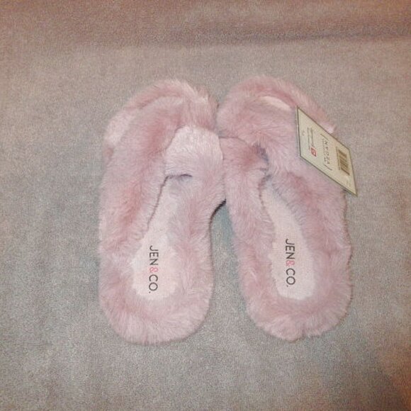 Cozy Plush Boudoir Slippers Size 9.5 40 Slip On Slide Coquette Soft Girl NWT - Picture 3 of 9